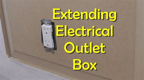 how to extend metal outlet box oit 1 2 inch|outlet boxes extending beyond drywall.